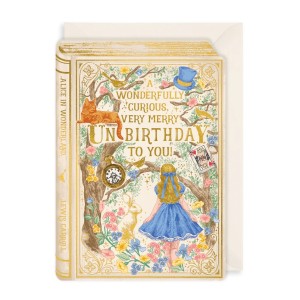 Поздравителна картичка за рожден ден - Алиса в страната на чудесата